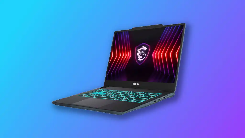 2026 Oyun Bilgisayarı Tavsiyeleri: FPS ve Fiyat Karşılaştırması 1 MSI Cyborg 14 gaming laptop promo on background 2