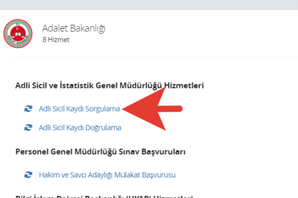 Adli Sicil Kaydı (Sabıka Kaydı) Nasıl Sorgulanır? 2 e devlet sabika kaydi sorgulama
